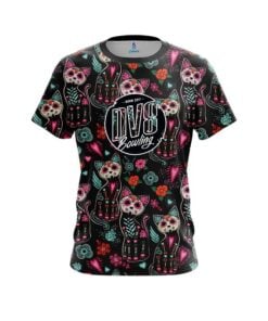 DV8 Day Of The Dead Cats CoolWick Bowling Jersey