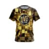 DV8 Gold Block Burst CoolWick Bowling Jersey