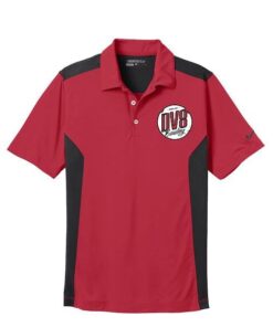 DV8 Gym Red Nike Coolwick Embroidery Dri-FIT Polo