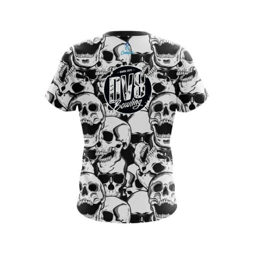 DV8 Skeleton Grunge CoolWick Bowling Jersey - Image 2