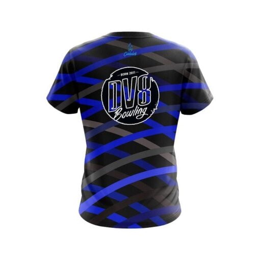 DV8 Turmoil Blue CoolWick Bowling Jersey - Image 2