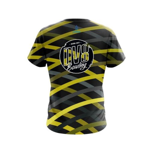 DV8 Turmoil Yellow CoolWick Bowling Jersey - Image 2