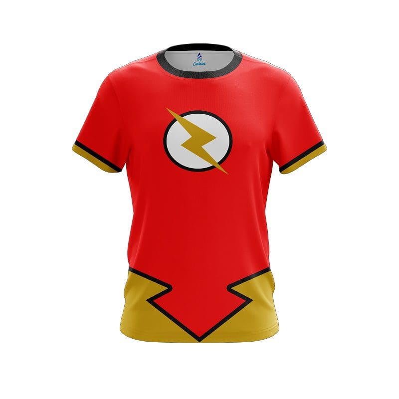 Flash TV Super Hero CoolWick Bowling Jersey