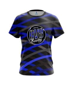 DV8 Turmoil Blue CoolWick Bowling Jersey