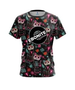 Ebonite Day Of The Dead Cats CoolWick Bowling Jersey
