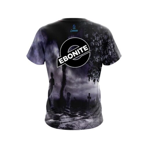 Ebonite Ghost Cemetery CoolWick Bowling Jersey - Image 2
