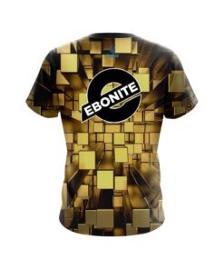 Alternative view of Ebonite Gold Block Burst CoolWick Bowling Jersey
