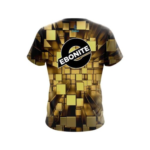 Ebonite Gold Block Burst CoolWick Bowling Jersey - Image 2