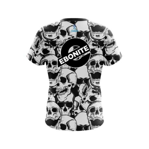 Ebonite Skeleton Grunge CoolWick Bowling Jersey - Image 2