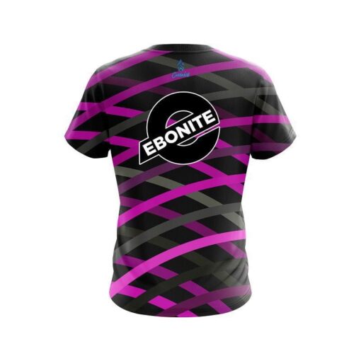 Ebonite Turmoil Pink CoolWick Bowling Jersey - Image 2