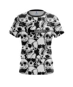 Hammer Skeleton Grunge CoolWick Bowling Jersey