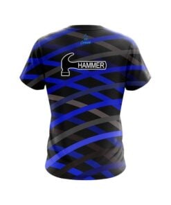 Alternative view of Hammer Turmoil Blue CoolWick Bowling Jersey