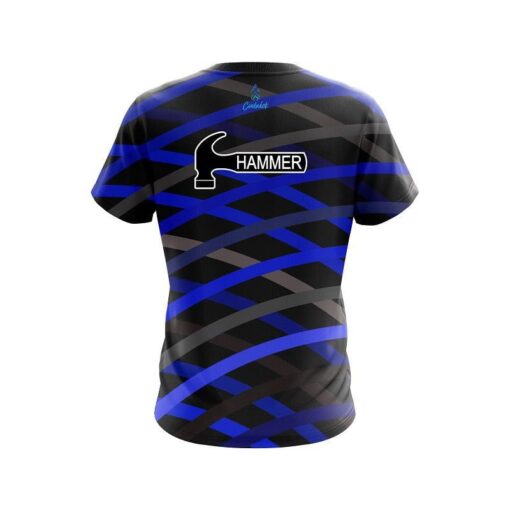 Hammer Turmoil Blue CoolWick Bowling Jersey - Image 2