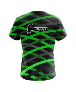 Alternative view of Hammer Turmoil Green CoolWick Bowling Jersey