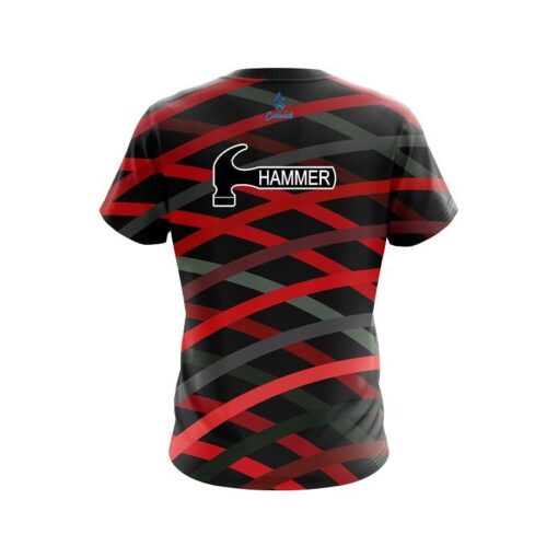Hammer Turmoil Red CoolWick Bowling Jersey - Image 2