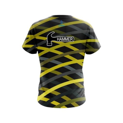 Hammer Turmoil Yellow CoolWick Bowling Jersey - Image 2