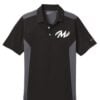 Motiv Black Grey Nike Coolwick Embroidery Dri-FIT Polo