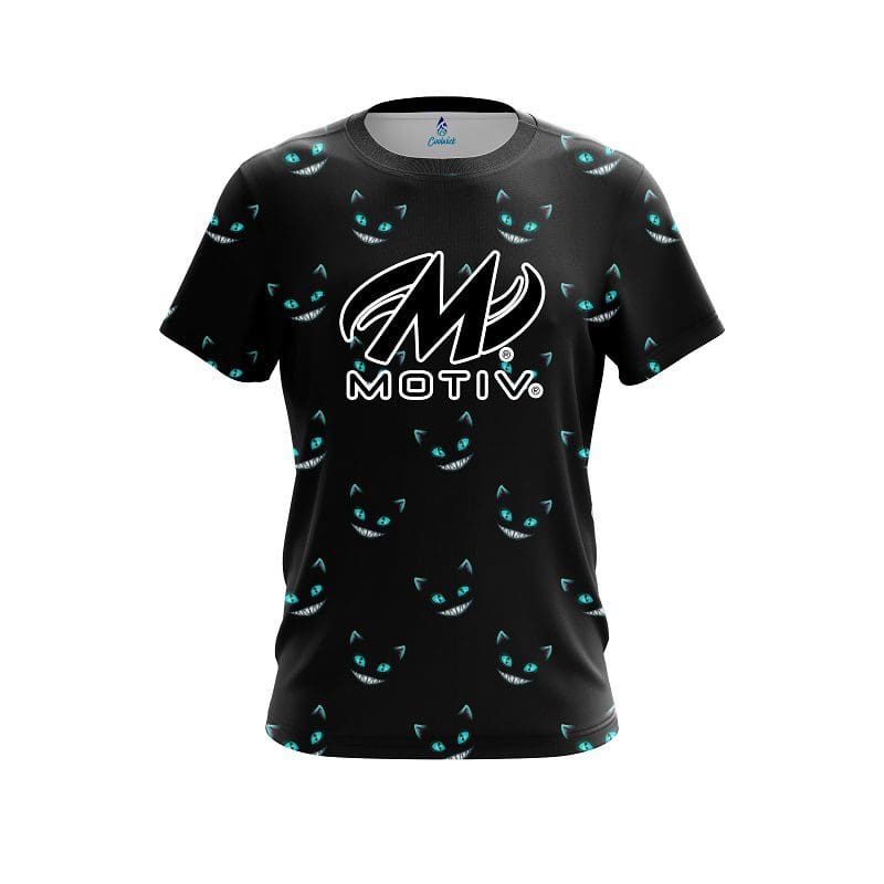 Motiv Cheshire Midnight Cat CoolWick Bowling Jersey