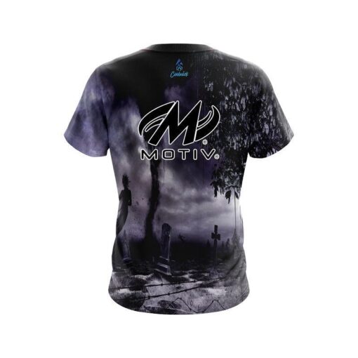 Motiv Ghost Cemetery CoolWick Bowling Jersey - Image 2