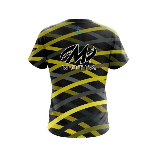 Motiv Turmoil Yellow CoolWick Bowling Jersey - Image 2