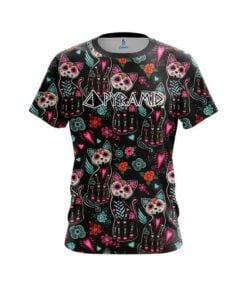 Pyramid Day Of The Dead Cats CoolWick Bowling Jersey
