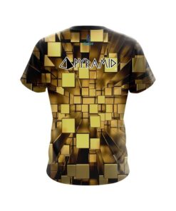 Alternative view of Pyramid Gold Block Burst CoolWick Bowling Jersey