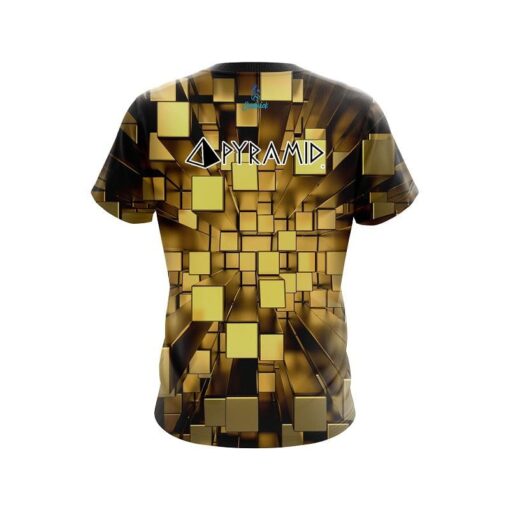 Pyramid Gold Block Burst CoolWick Bowling Jersey - Image 2