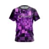 Pyramid Purple Block Burst CoolWick Bowling Jersey