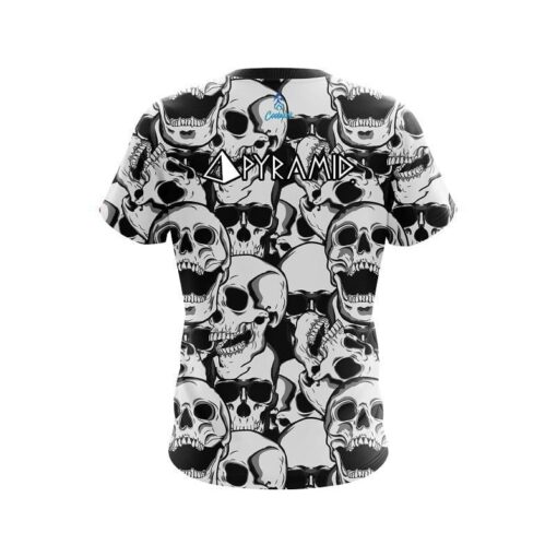 Pyramid Skeleton Grunge CoolWick Bowling Jersey - Image 2