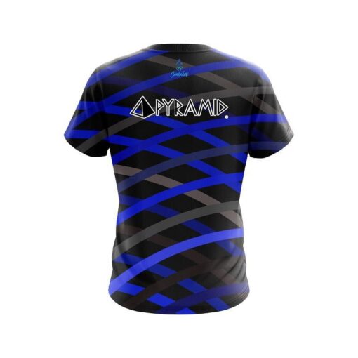 Pyramid Turmoil Blue CoolWick Bowling Jersey - Image 2