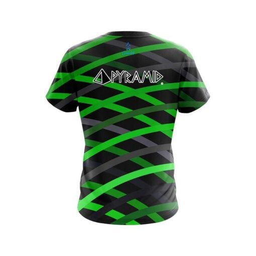 Pyramid Turmoil Green CoolWick Bowling Jersey - Image 2