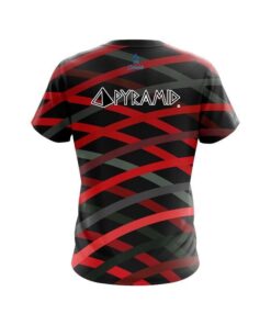 Alternative view of Pyramid Turmoil Red CoolWick Bowling Jersey