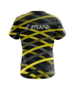 Alternative view of Pyramid Turmoil Yellow CoolWick Bowling Jersey