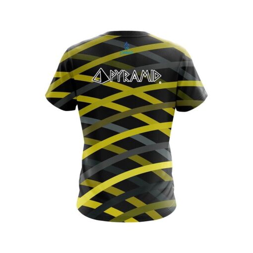 Pyramid Turmoil Yellow CoolWick Bowling Jersey - Image 2