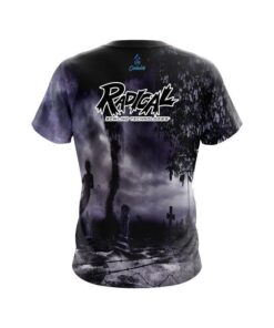 Alternative view of Radical Ghost Cemetery CoolWick Bowling Jersey
