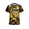 Radical Gold Block Burst CoolWick Bowling Jersey