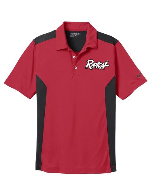 Radical Gym Red Nike Coolwick Dri-FIT Polo