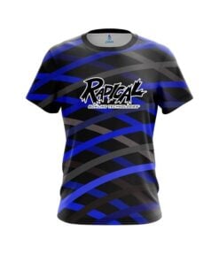 Radical Turmoil Blue CoolWick Bowling Jersey