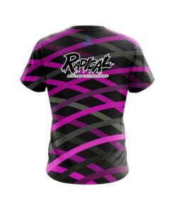 Alternative view of Radical Turmoil Pink CoolWick Bowling Jersey