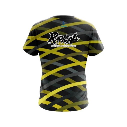 Radical Turmoil Yellow CoolWick Bowling Jersey - Image 2