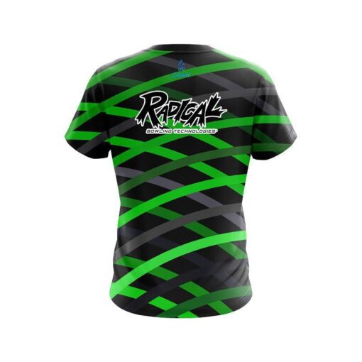 Radical Turmoil Green CoolWick Bowling Jersey - Image 2
