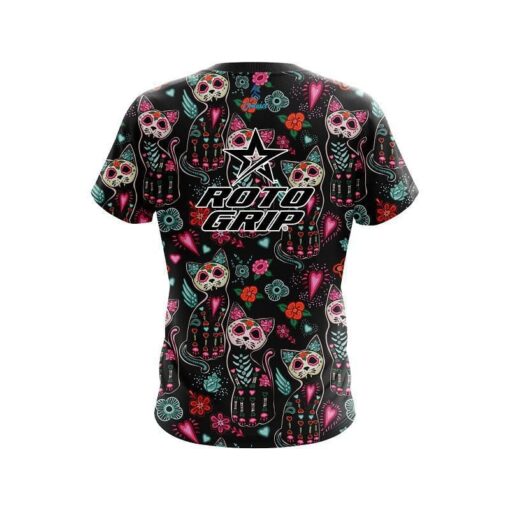 Roto Grip Day Of The Dead Cats CoolWick Bowling Jersey - Image 2