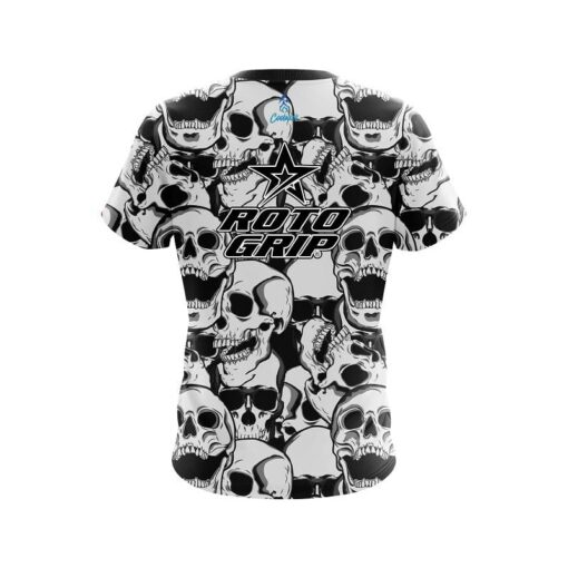 Roto Grip Skeleton Grunge CoolWick Bowling Jersey - Image 2