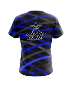 Alternative view of Roto Grip Turmoil Blue CoolWick Bowling Jersey