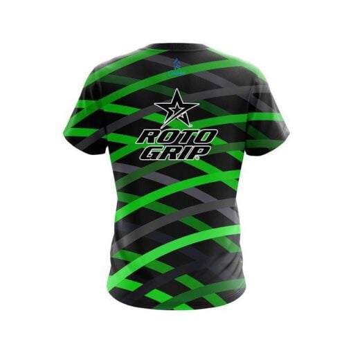 Roto Grip Turmoil Green CoolWick Bowling Jersey - Image 2