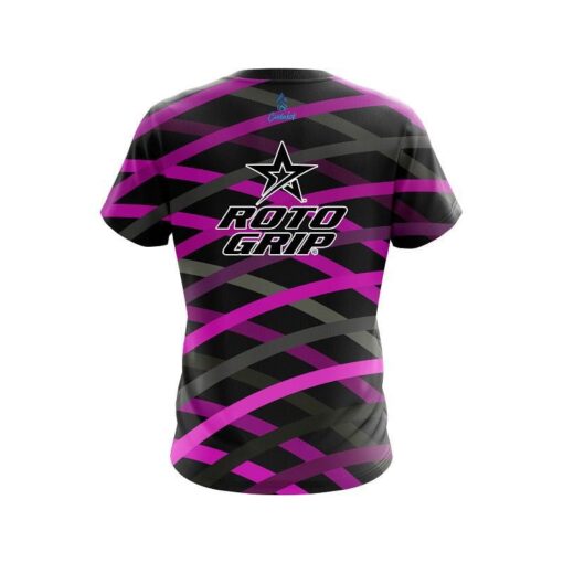 Roto Grip Turmoil Pink CoolWick Bowling Jersey - Image 2