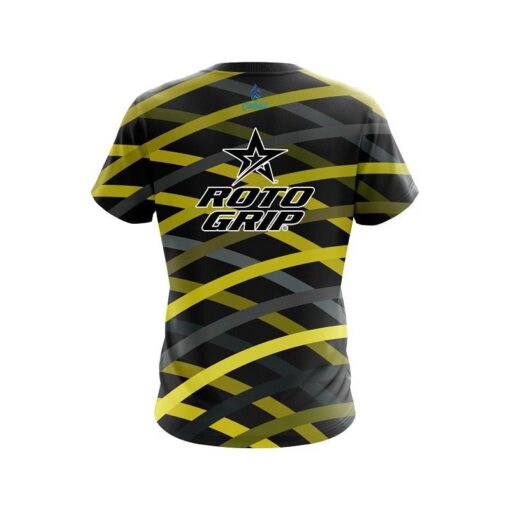 Roto Grip Turmoil Yellow CoolWick Bowling Jersey - Image 2