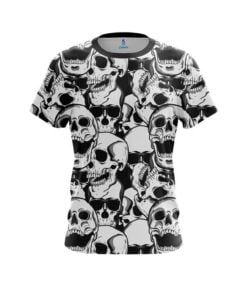 Plain Skeleton Grunge CoolWick Bowling Jersey