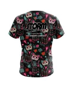 Alternative view of Storm Day Of The Dead Cats CoolWick Bowling Jersey