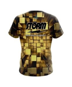Alternative view of Storm Gold Block Burst CoolWick Bowling Jersey